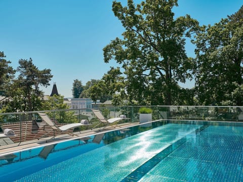 Indoor pool, a heated pool