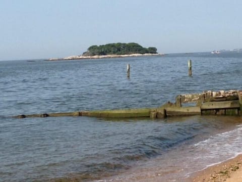 Beach nearby, sun loungers, beach towels