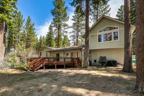 Enjoy a sunny afternoon on the deck or gather for a starlit evening around the fire pit