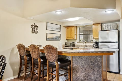 Full Kitchen with Extra Bar Seating