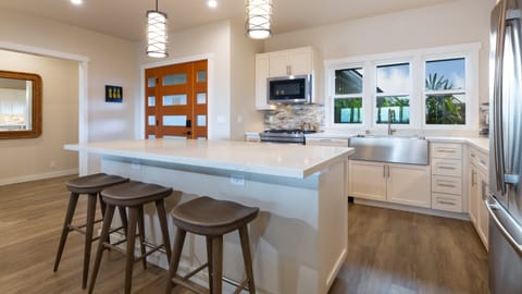 Large kitchen island