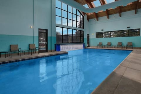 Indoor pool, outdoor pool