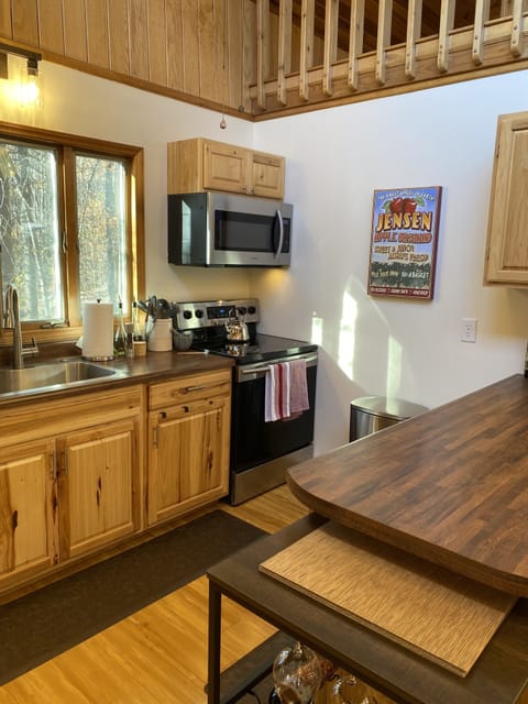 Large counter-top provides lots of prep area. Plenty of room for helpers!
