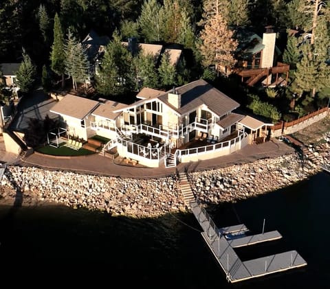 Deep water lakefront home.