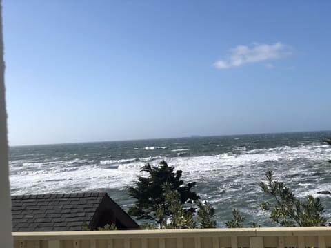 Ocean view from top deck