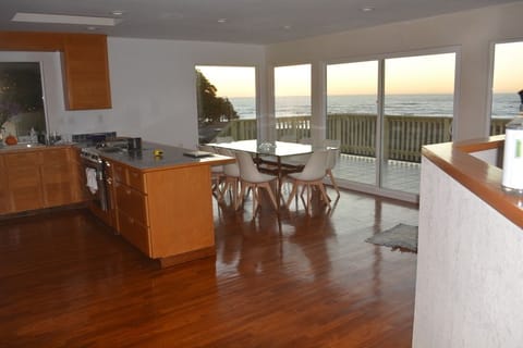 Ocean view from the dining area