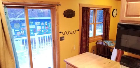 Back yard access from the kitchen