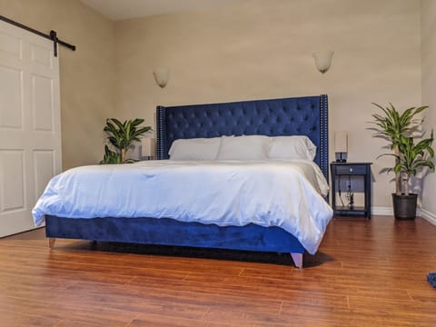 King sized adjustable frame master bed