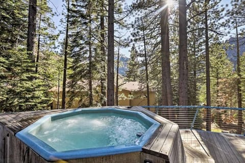 View from hot tub 