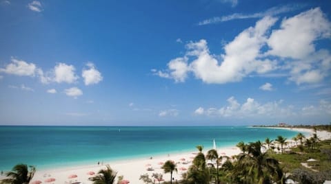 Beach nearby, sun loungers, beach towels