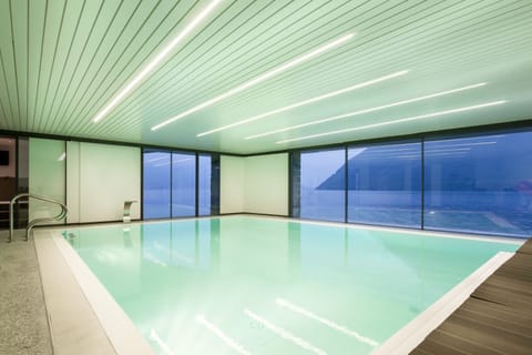 Indoor pool, a heated pool