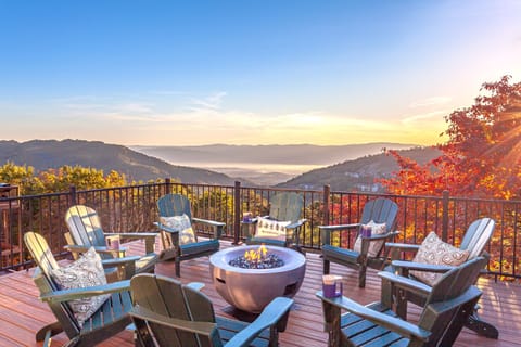 Expansive deck provides an amazing location to relax with family and friends.