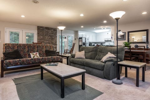 Sitting area in great room.