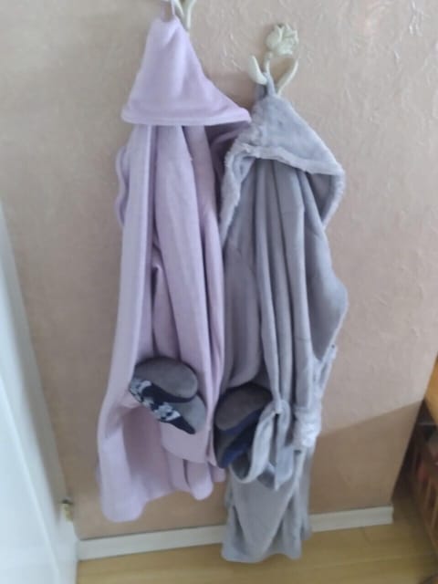 Robes and slippers for 2