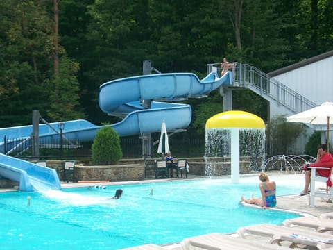 Indoor pool, outdoor pool