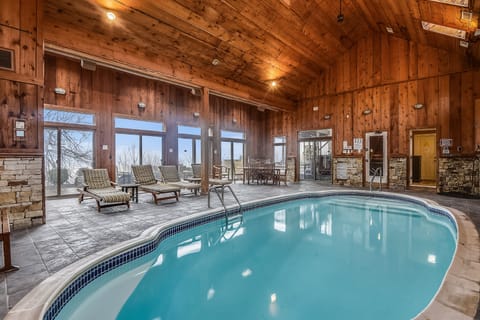 Indoor pool, a heated pool