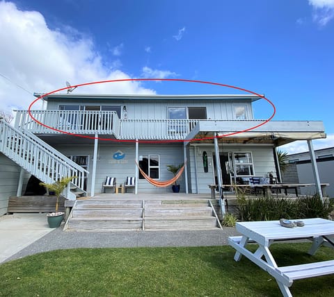 Beach Villa, top floor of the lodge.