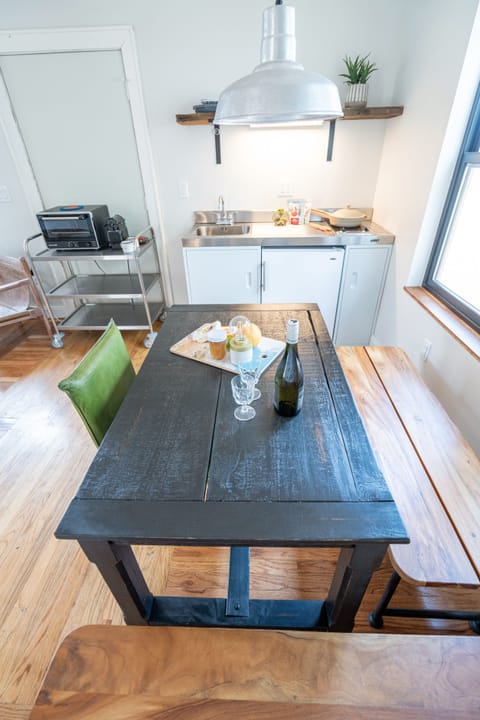 Dining room table for four .
