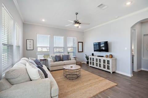 This is the main living room area of the home