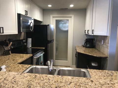 Large Kitchen with Granite Counter Tops
