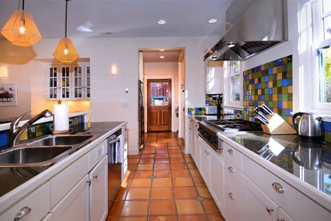 Fully stocked kitchen