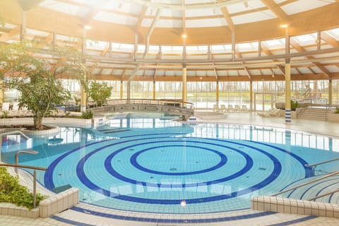 Indoor pool, a heated pool