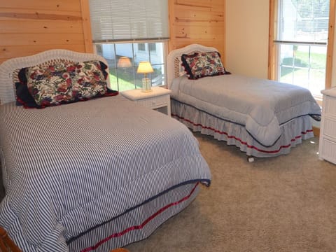 Downstairs Bedroom with two twin beds