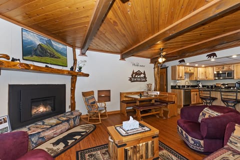 We want to welcome you to the Bear Hug Lodge where fond memories are made!! :)