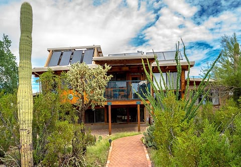 Tri-Level Solar Adobe Home
