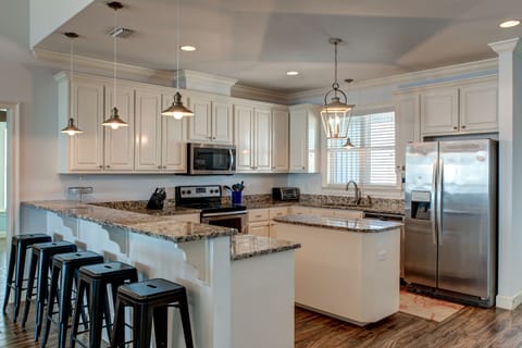 Kitchen for Entertaining at High Tide Dauphin Island