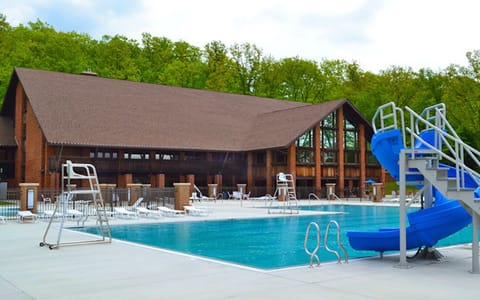 Indoor pool, outdoor pool