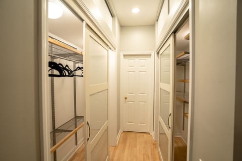 Spacious closet-space, come stay for a while!