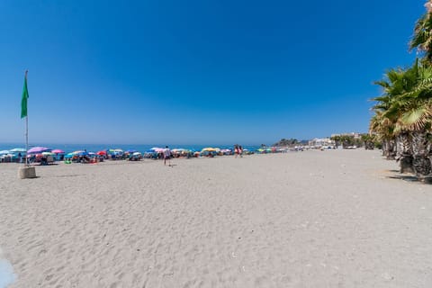 On the beach