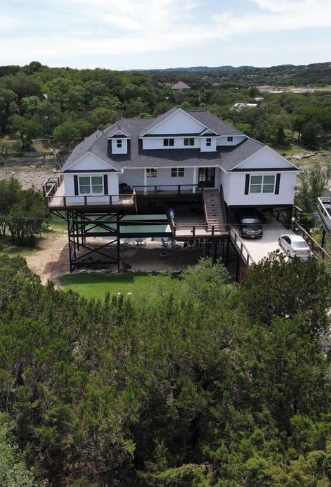 Arial view of Lake Loop Retreat