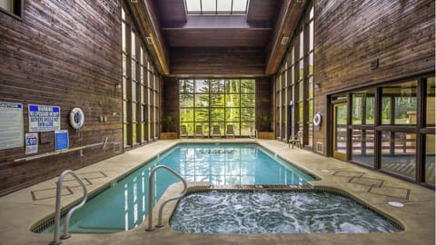 Indoor pool, a heated pool