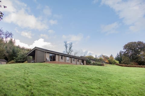 View of cabins from the grounds