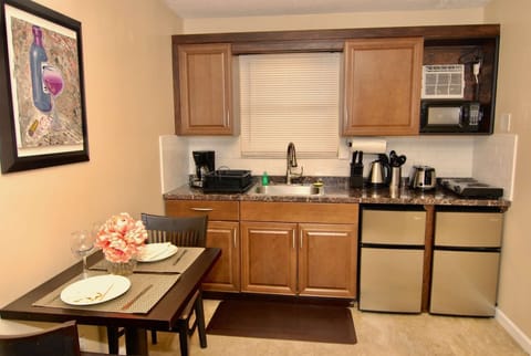 Studio comes with a family kitchen, all necessary appliances