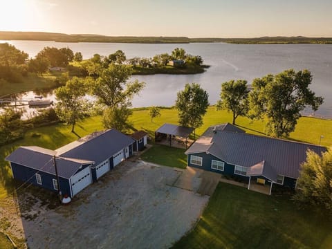 Over an acre lot on the water