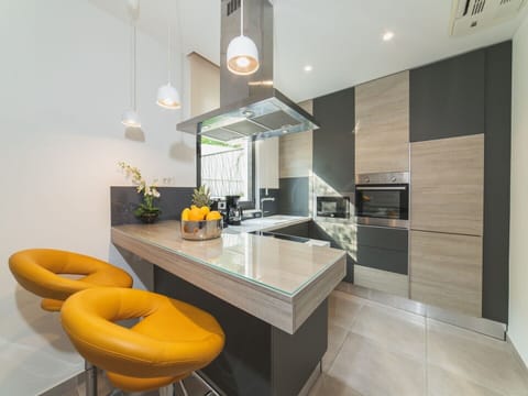 Fully equipped kitchen in a Croatia luxury villa for vacation and rent in Trogir