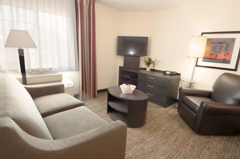 Relax with a coffee in the comfy seating area.