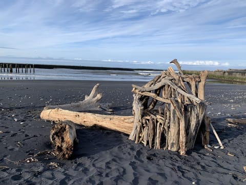 Beach nearby, beach towels