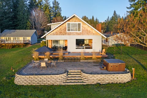 View of the house from the water