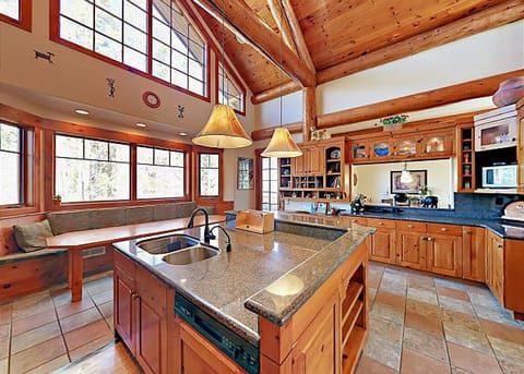 Kitchen with large breakfast nook
