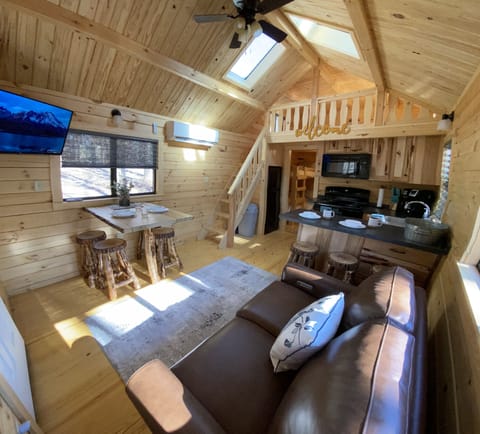 Walk into the living room