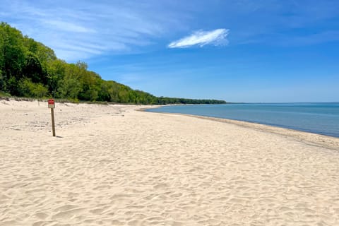 On the beach