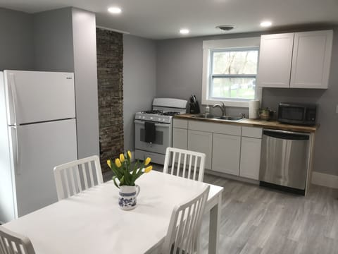 Partial view of kitchen 