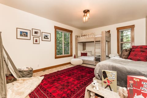 Bedroom 4 with 3 beds