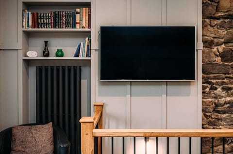 Cottage TV from sofa