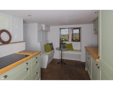 Cafe table and window seat