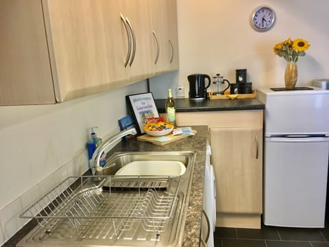 30, Kitchen with welcome pack
